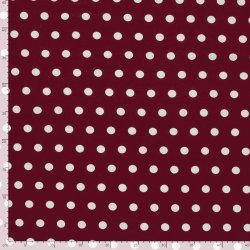 Viskose Jersey // Polka Bordeaux