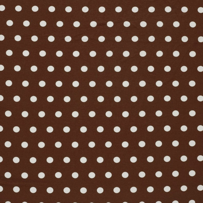 Viskose Jersey // Polka Brun