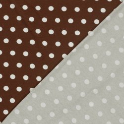 Viskose Jersey // Polka Brun