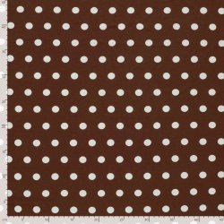 Viskose Jersey // Polka Brun