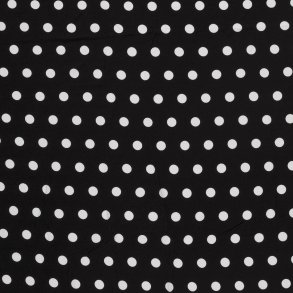 Viskose Jersey // Polka Sort bl�