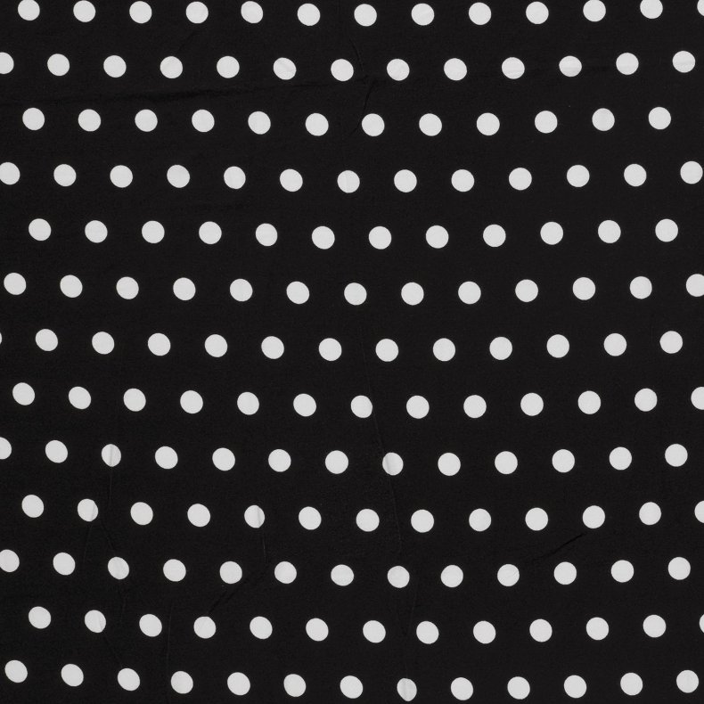 Viskose Jersey // Polka Sort bl�