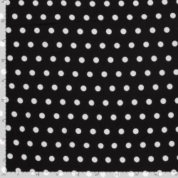 Viskose Jersey // Polka Sort bl�