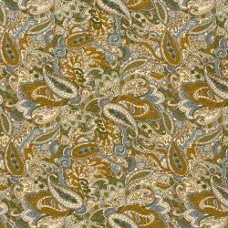 Viskose Jersey // Paisley okker bl�