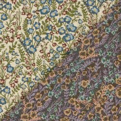 Gobelin // lys Lille bl� blomst 