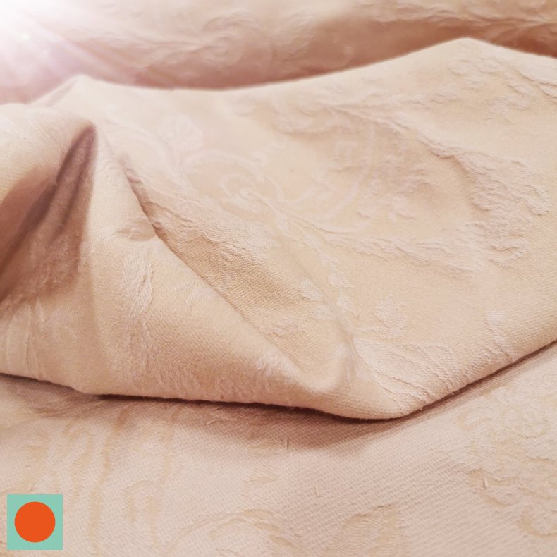 Jacquard Brokade m. strk 119,- Rosa pudder