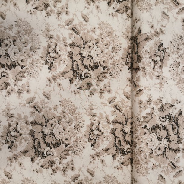 Batist &amp; poplin bomuld 199,- Romantik rose beige gr