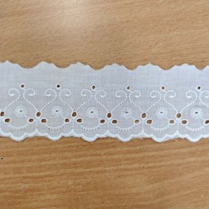 Feston Blonde // Sn�rler Hvid 8cm