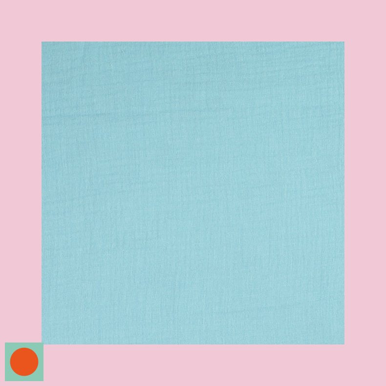 Musselin // Turkis nr. 3030