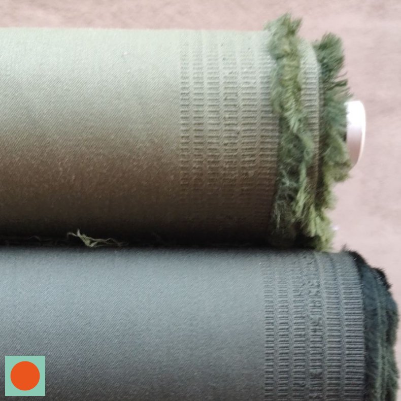 Bomuld Satin // Oliven grn nr. 67