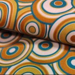 Italiansk modehus 199,- retro karry turkis viskose