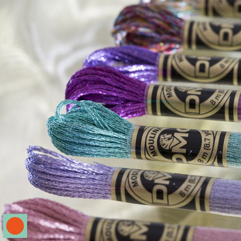 DMC Broderi garn METALLIC / GLIMMER