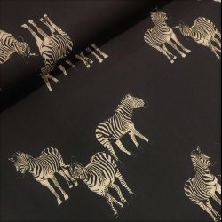 Viskose vvet // Sort zebra