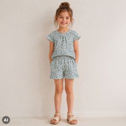 Bomulds poplin // Mille flour