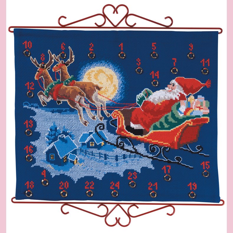 Julekalender // Julemanden i hans kane