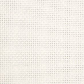 Aida broderi stof  // 4,4 thr. Hvid