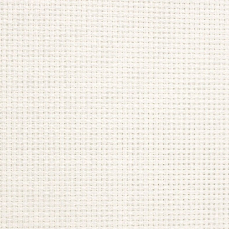Aida broderi stof  // 4,4 thr. Hvid