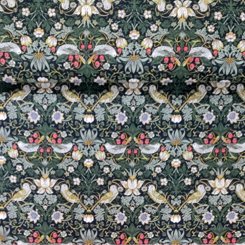 Strawberry Thief  green // Liberty - Tana Lawn