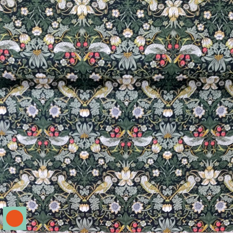 Strawberry Thief  green // Liberty - Tana Lawn