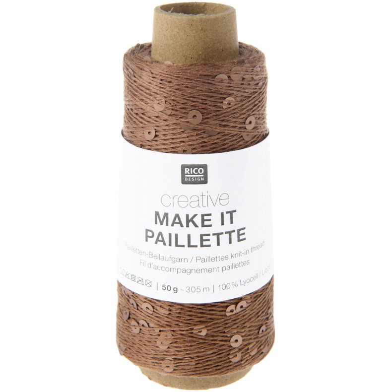 Nr. 5 // Make It Paillette Brun