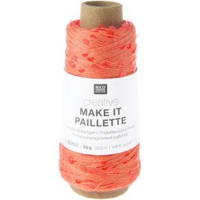 Nr. 8 // Make It Paillette Neon Orange