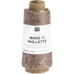 Nr. 9 // Make It Paillette Beige Bronze
