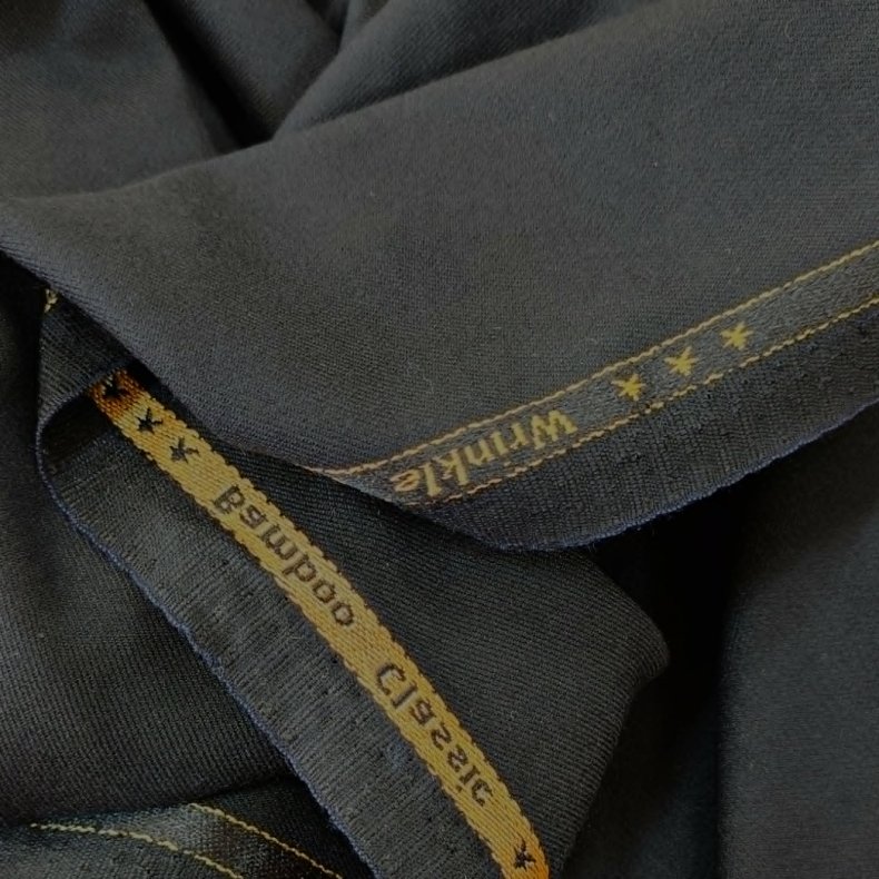 Bambus Gabardine // Sort