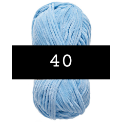 Velour garn // Chenille  Nr. 4