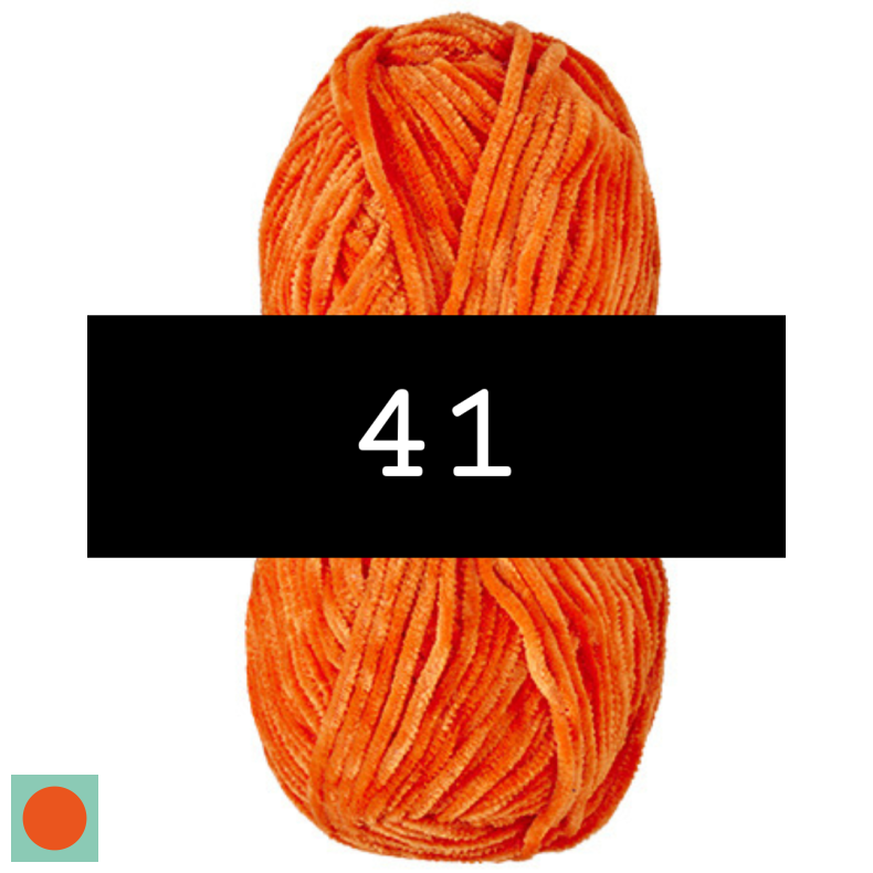 Nr. 41 Orange // Chenille
