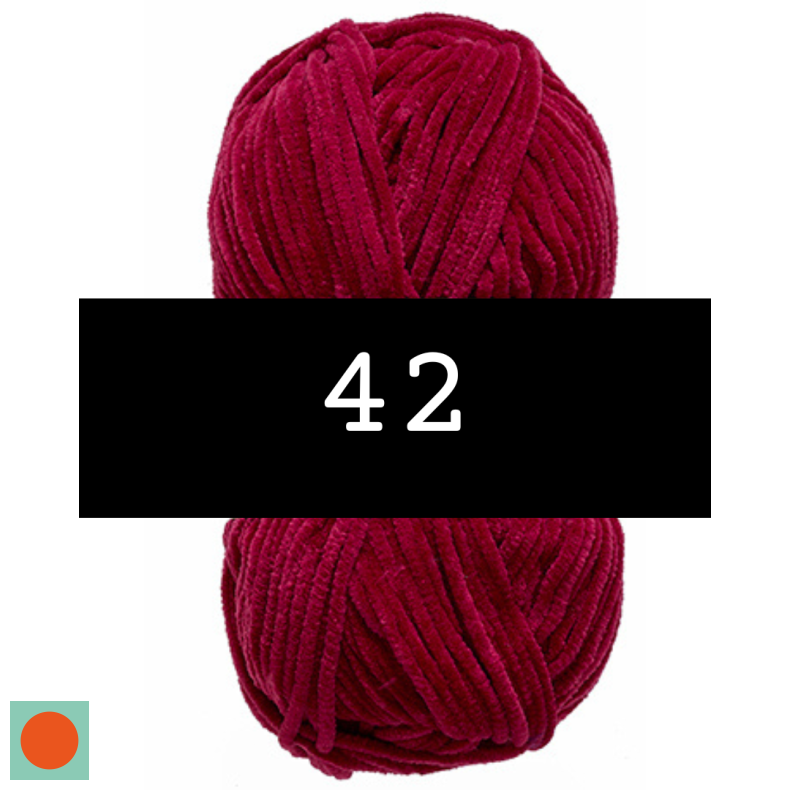 Nr. 42 Bordeaux // Chenille