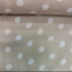 Crepe vvet 119,- Khaki creme prik