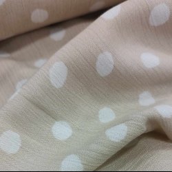 Crepe vvet 119,- Khaki creme prik