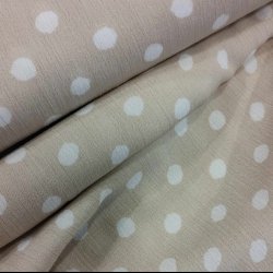 Crepe vvet 119,- Khaki creme prik