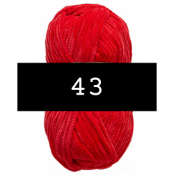 Velour garn // Chenille  Nr. 4