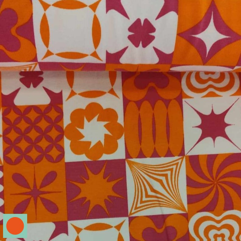 Bomuld Jersey // Retro Orange