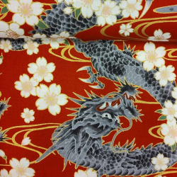 Japansk Bomuld 199,- Dragon Rouge