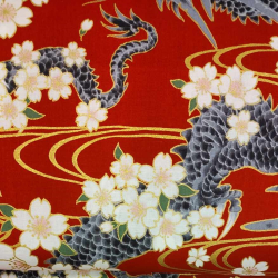 Japansk Bomuld 199,- Dragon Rouge