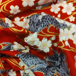 Japansk Bomuld 199,- Dragon Rouge