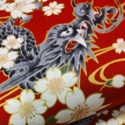 Japansk Bomuld 199,- Dragon Rouge