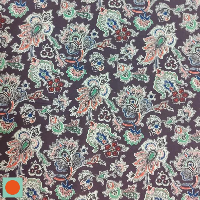 Paisly braun // Liberty - Tane Lawn