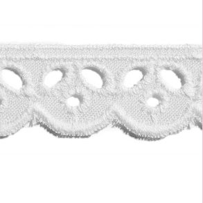 Faston Blonde B�nd // Hvid 1,5cm