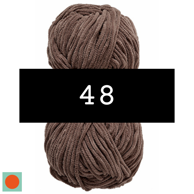 Nr. 48 Brun // Chenille