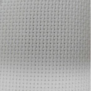 Aida broderi stof  // 3,2 thr. Hvid