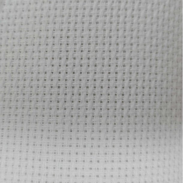 Aida broderi stof  // 3,2 thr. Hvid
