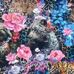 Bomulds Jersey // Power Leopard