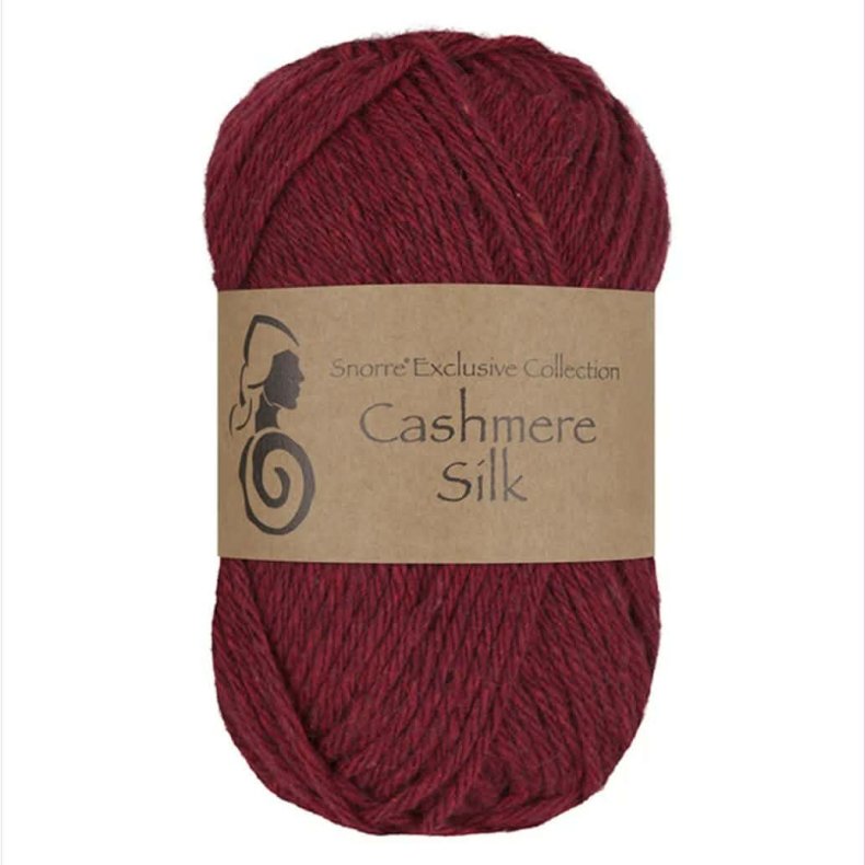 Cashmere Silke // Bordeaux R�d 655