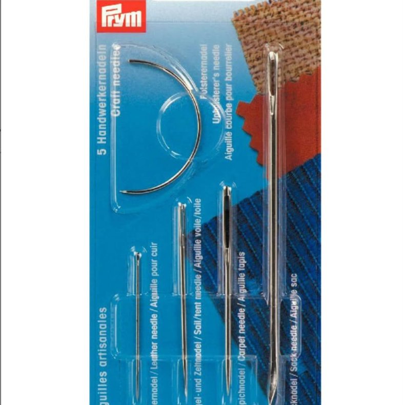 Polstersn�le // Krum-, l�der-, sy-, og uldn�l.