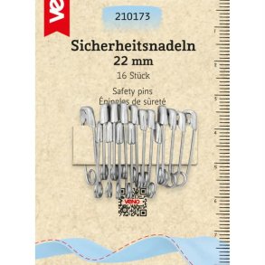 Sikkerhedsn�le // 22mm S�lv