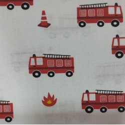 Bomulds Poplin // Brandbil 