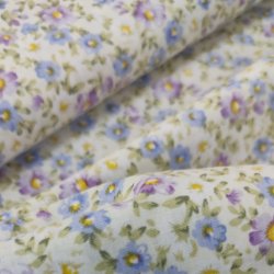 Poplin // Flowers Creme